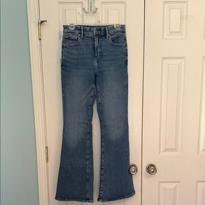 American Eagle Outfitters Super High Rise  Flare Jeans 4 Reg LikeNew